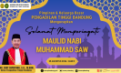 SELAMAT MEMPERINGATI MAULID NABI MUHAMMAD SAW 1448 H