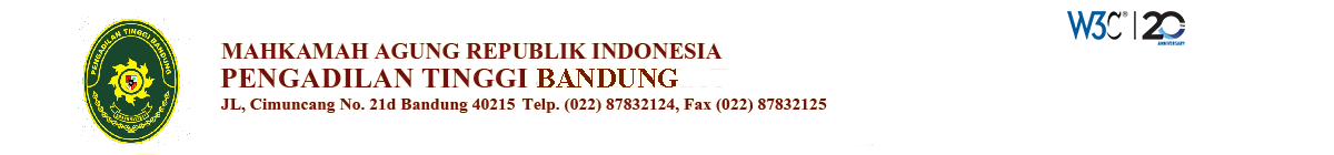 logo pengadilan tinggi jawa barat website ramah difable
