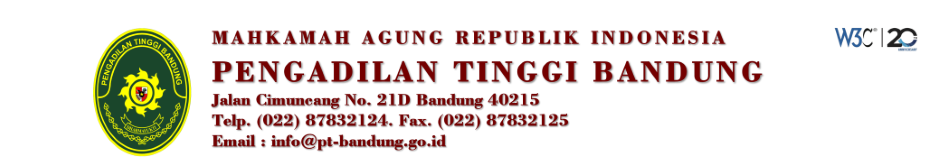 logo pengadilan tinggi jawa barat website ramah difable
