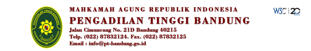 logo pengadilan tinggi jawa barat website ramah difable
