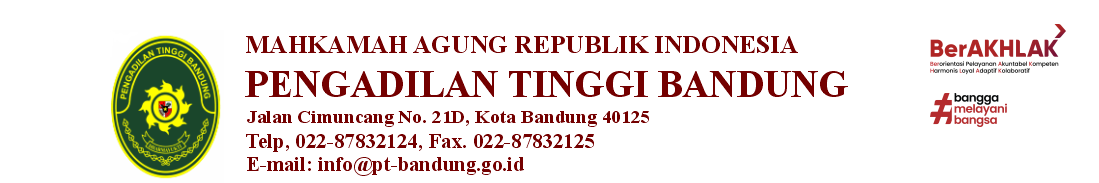 logo pengadilan tinggi jawa barat website ramah difable